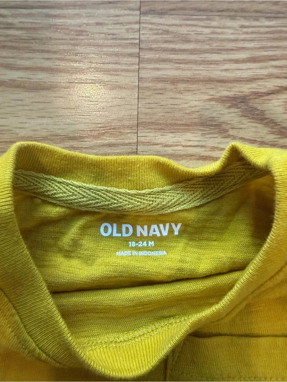 Old Navy Yellow Tee